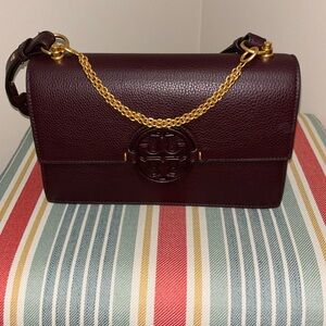 Tory Burch Miller Shoulder Bag Tempranillo